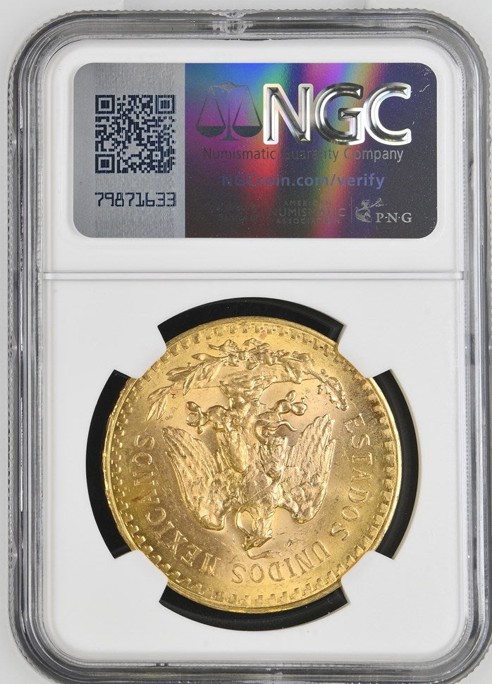 1927 MEXICO G50P NGC MS 63