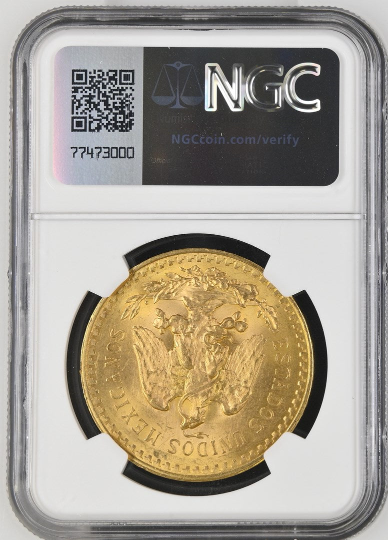 1929 MEXICO G50P NGC MS 63