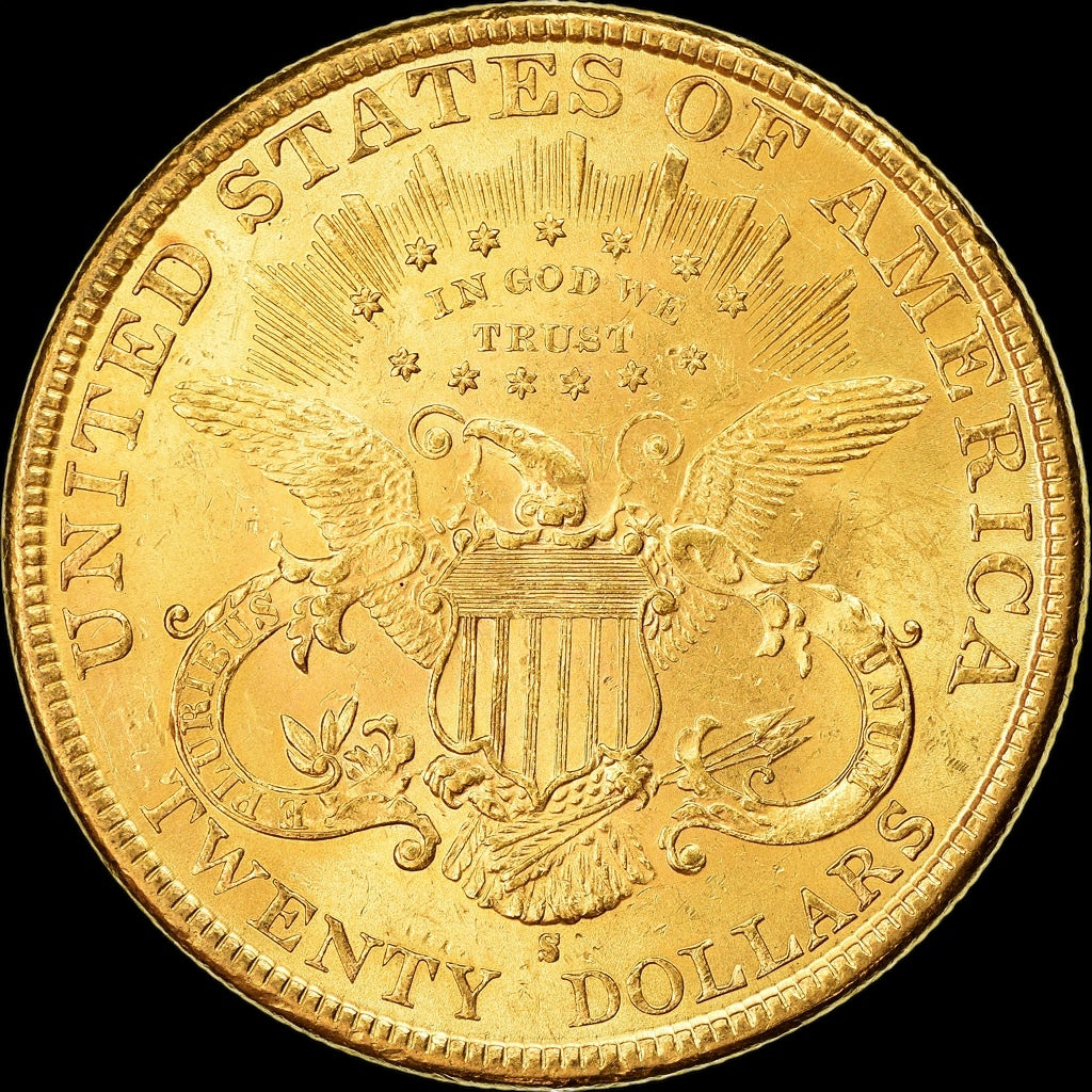 1899 20$ LIBERTY HEAD DOUBLE EAGLE BU