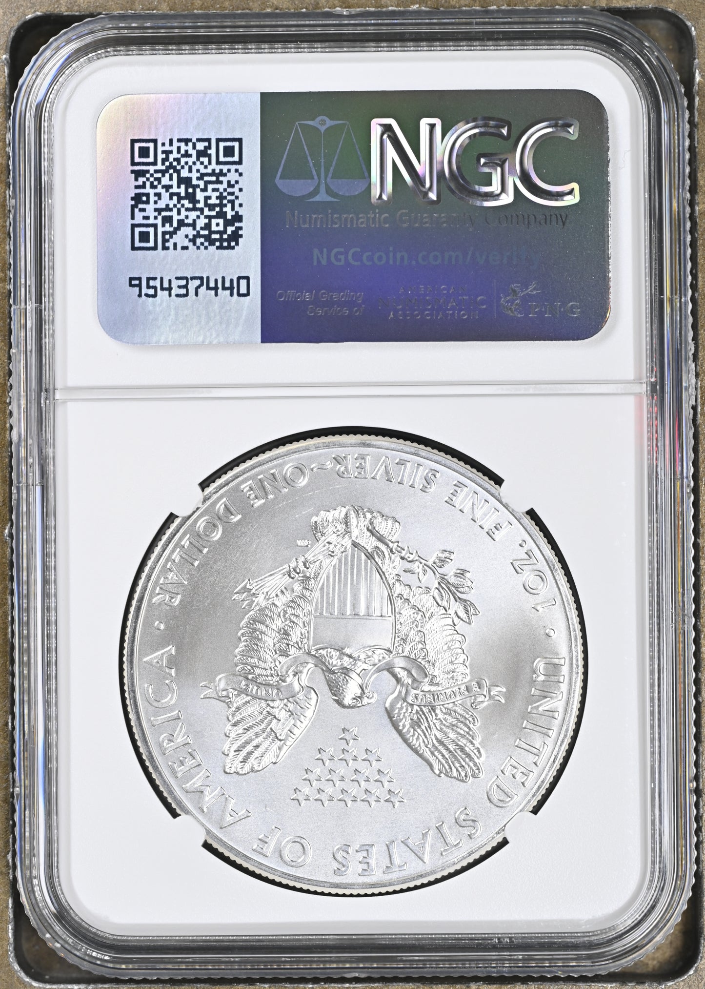 2011 SILVER EAGLE $1 STRUCK AT WEST POINT MS 69