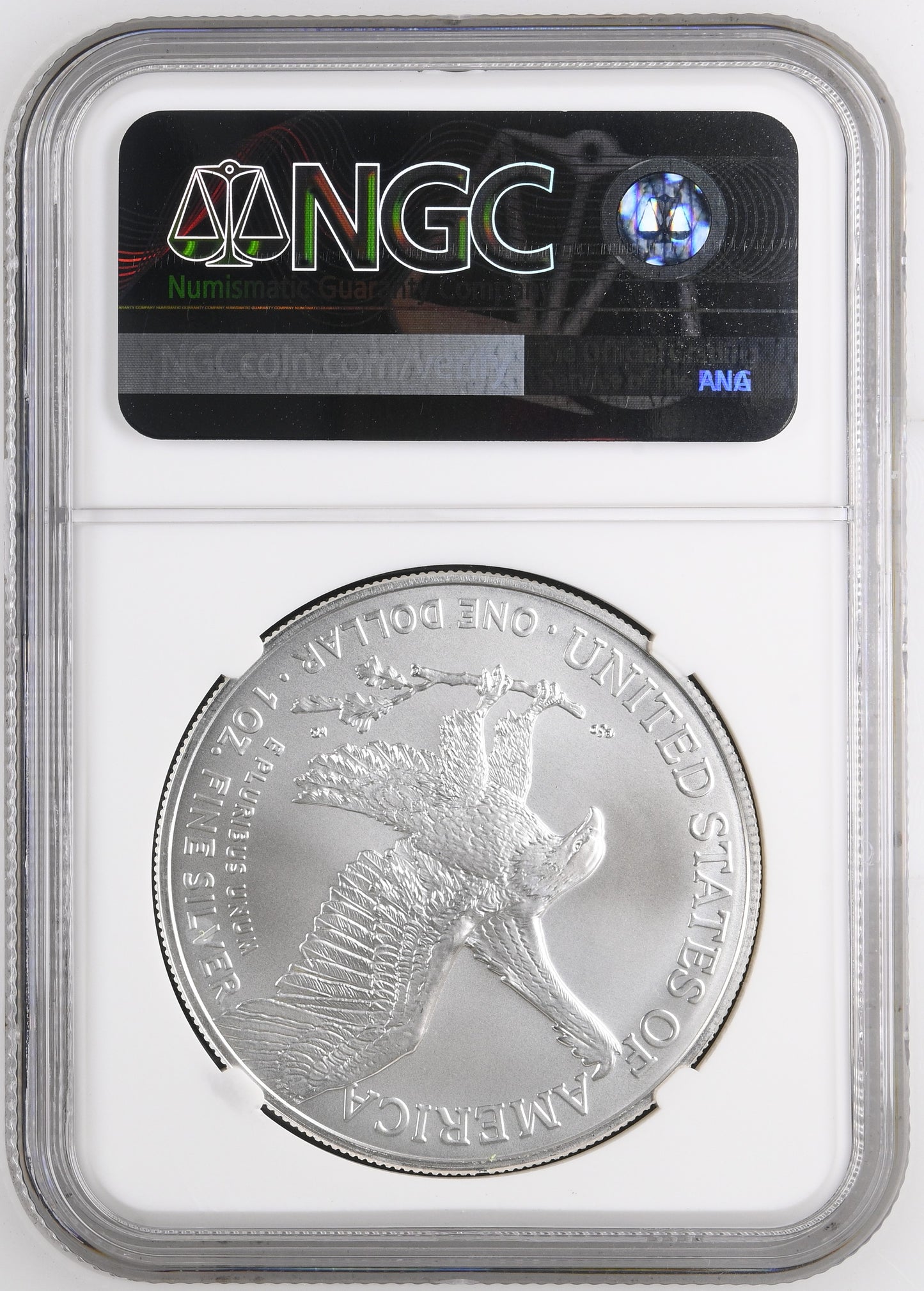 2021(S) EAGLE S$1 HERALDIC EAGLE STRUCK AT SAN FRANCISCO MINT T-2 MS 69