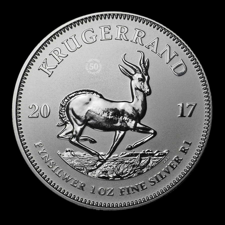 2017 SOUTTH AFRICA 1 OZ SILVER KRUGERRAND BU