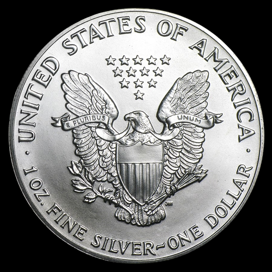 1986 AMERICAN EAGLE 1 OZ SILVER BU