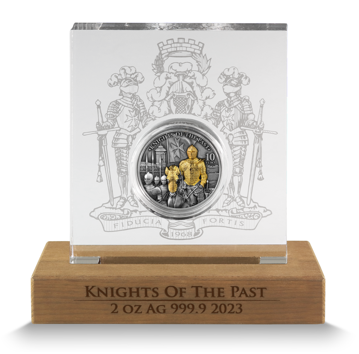 2023 KNIGHTS OF THE PAST 10 EURO 2 OZ SILVER BU