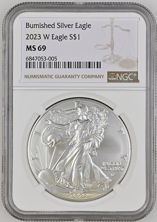 2023 W Eagle S$1 MS 69