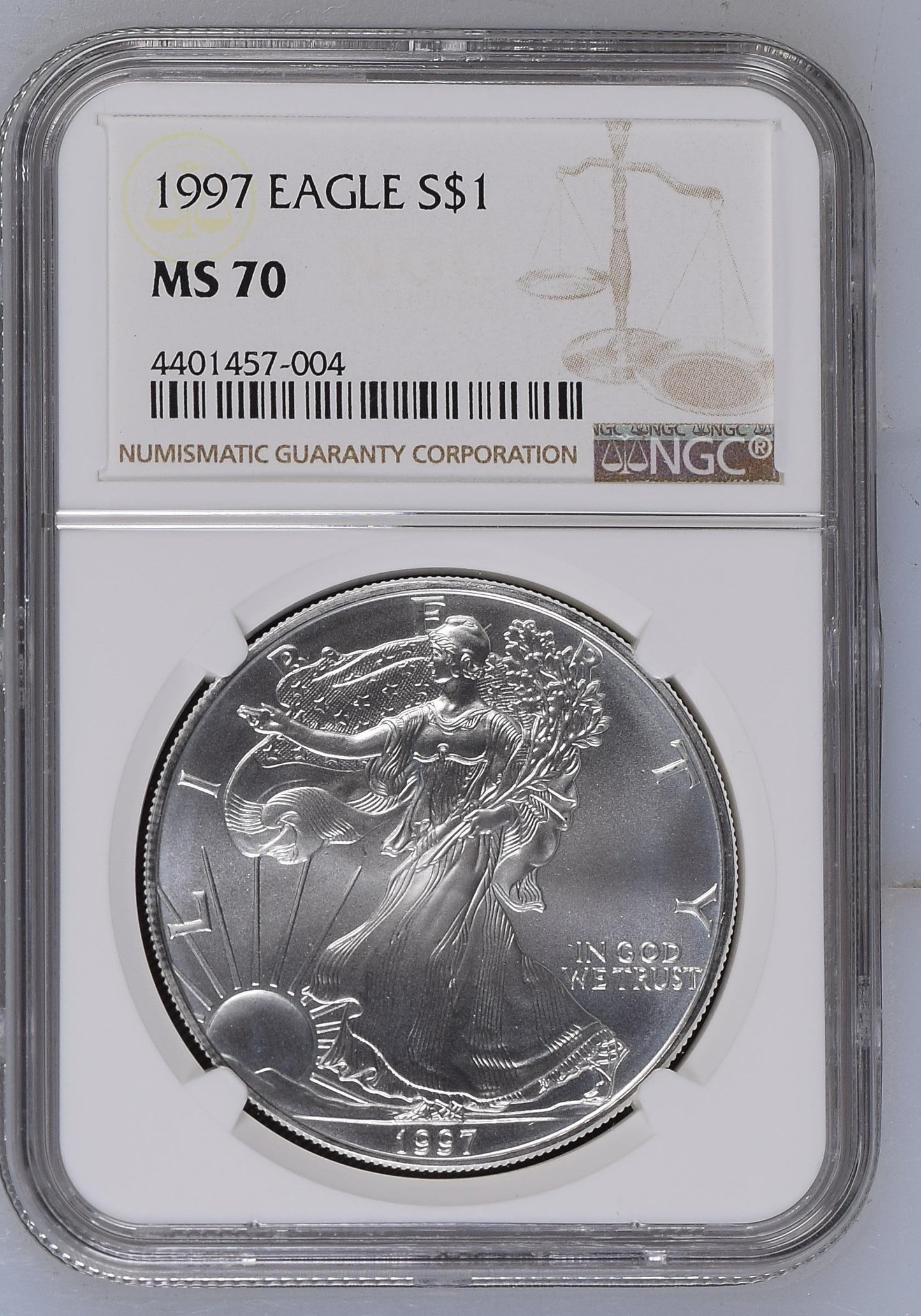 1997 EAGLE S$1 MS 70