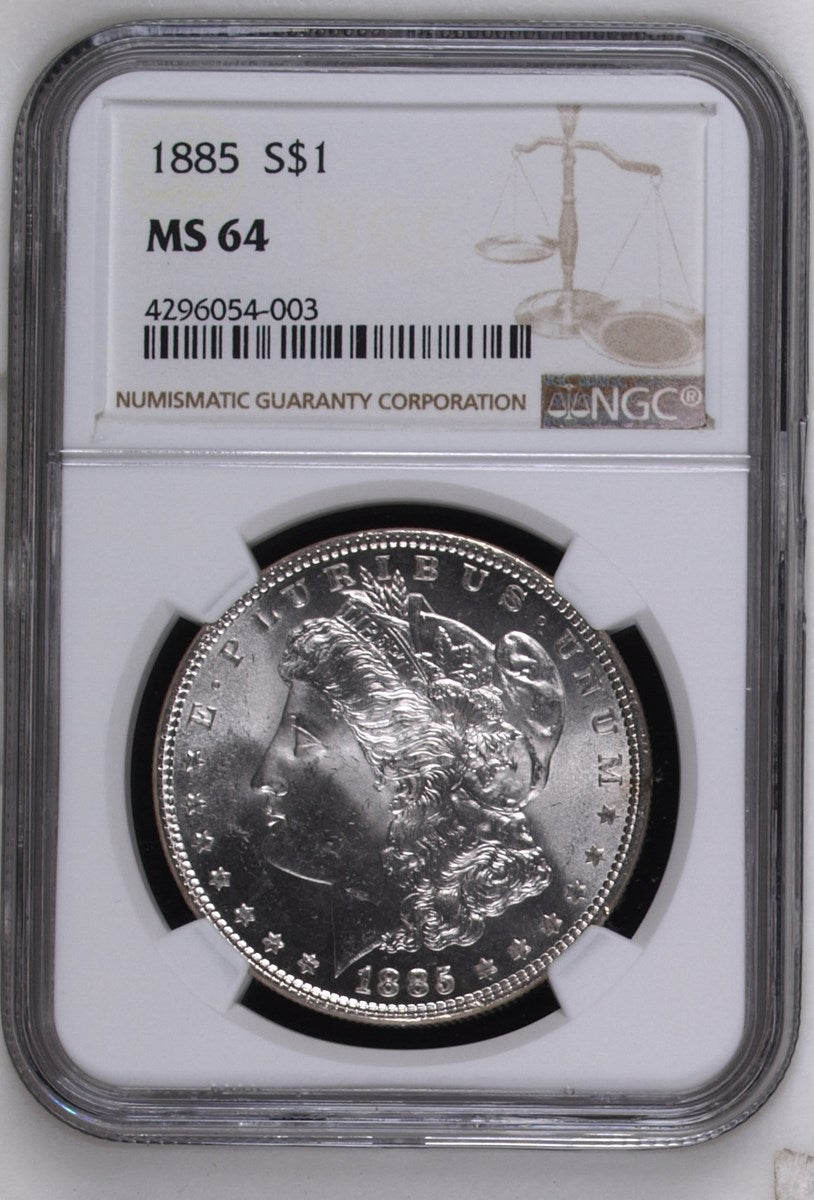 1885 MORGAN SILVER DOLLAR