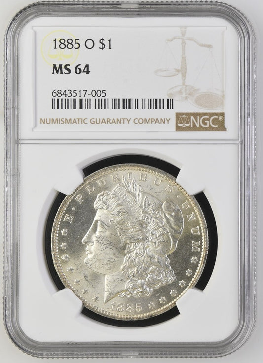 1885 O MORGAN SILVER DOLLAR