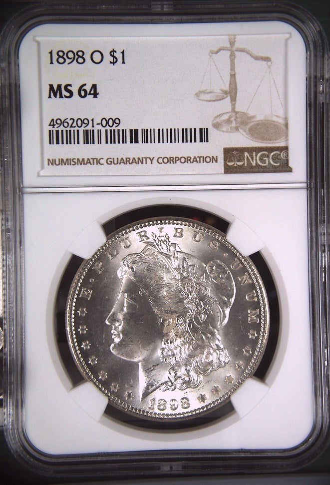 1898 O MORGAN SILVER DOLLAR