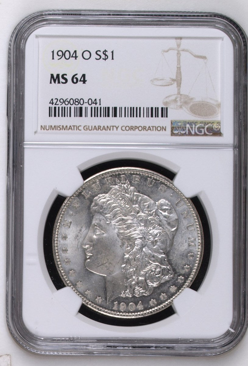 1904 O MORGAN SILVER DOLLAR