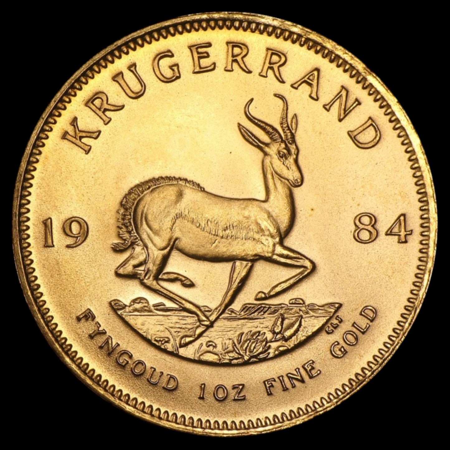 1984 SOUTH AFRICA 1 OZ GOLD KRUGERRAND BU