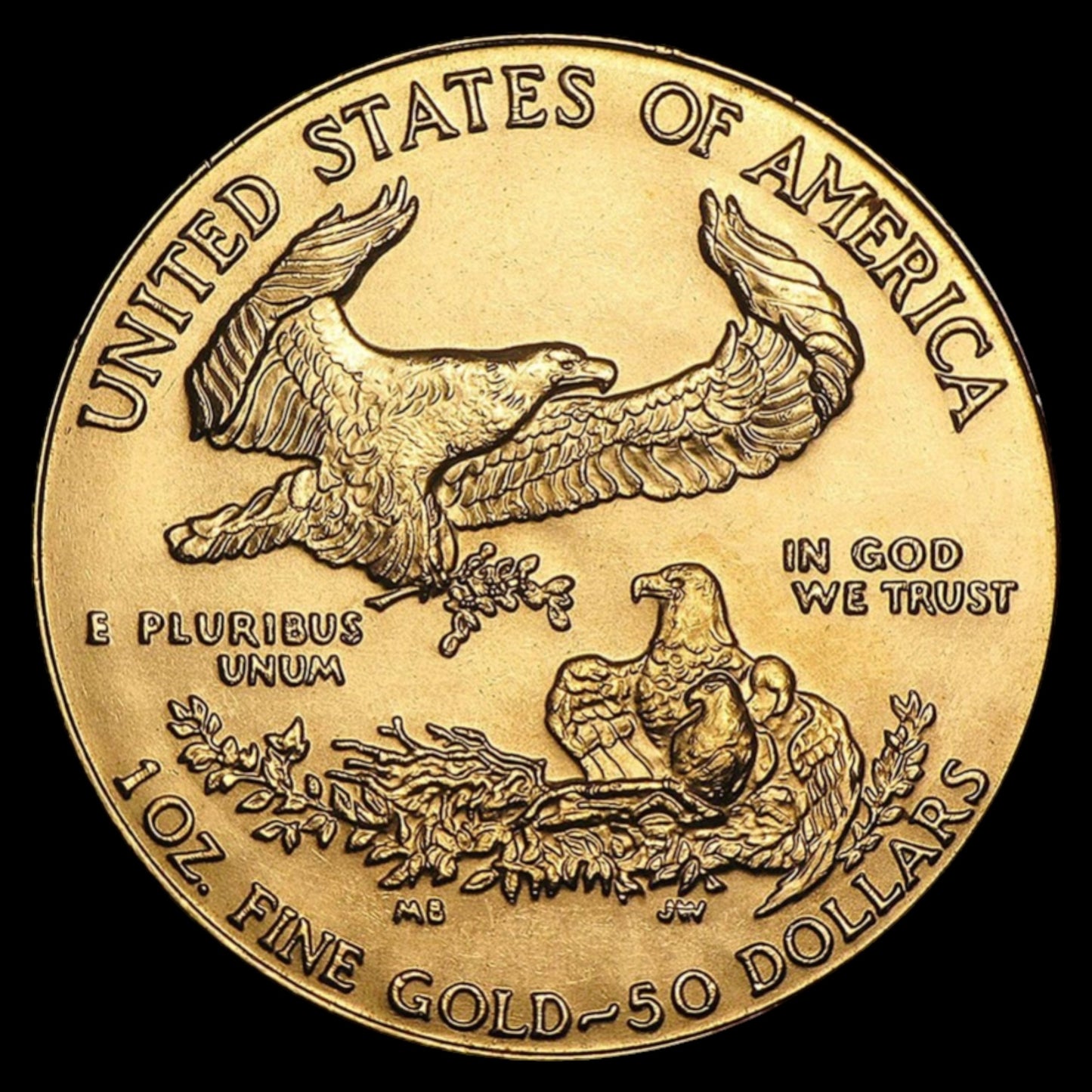 1986 1 OZ AMERICAN GOLD EAGLE BU