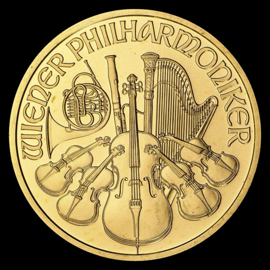 1998 AUSTRIA 1 OZ GOLD PHILHARMONIC BU