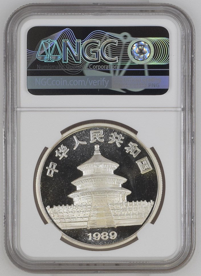 1989 CHINA S10Y PANDA MIRRORED SURFACES
