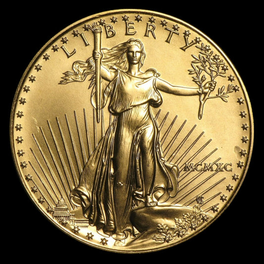 1990 1 OZ AMERICAN GOLD EAGLE BU