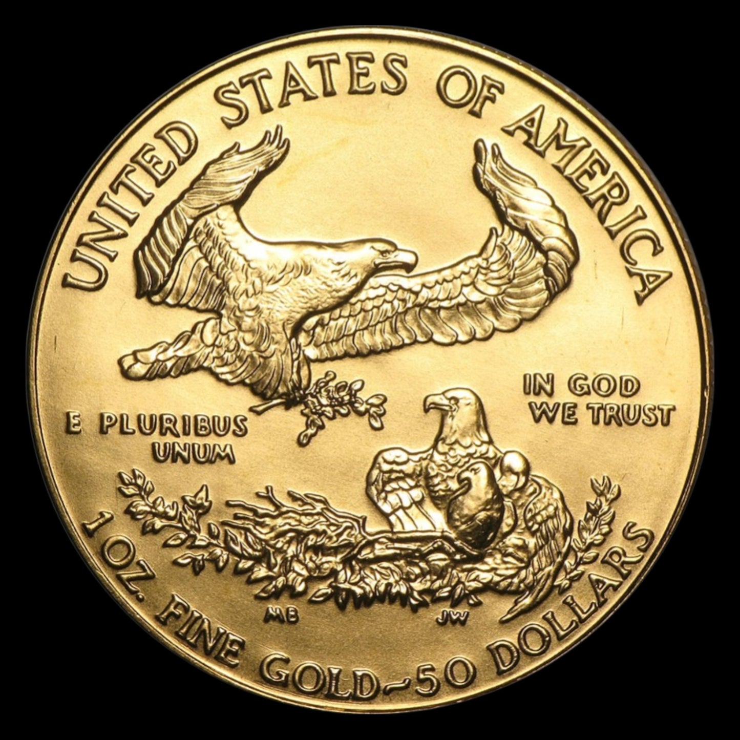 1990 1 OZ AMERICAN GOLD EAGLE BU