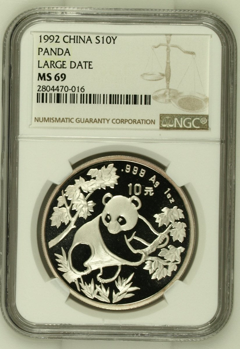 1992 CHINA S10Y PANDA LARGE DATE