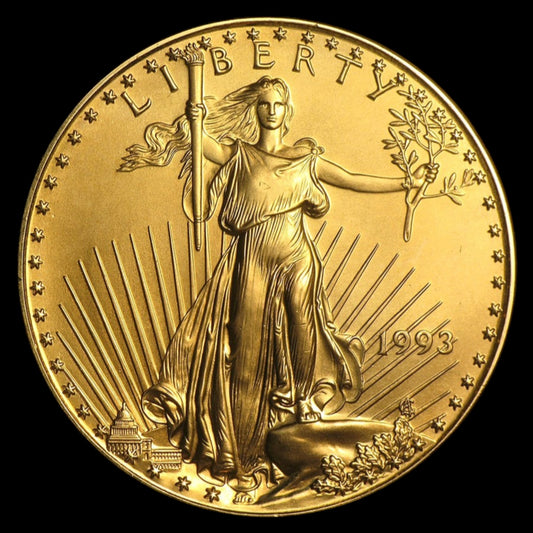 1993 1 OZ AMERICAN GOLD EAGLE BU