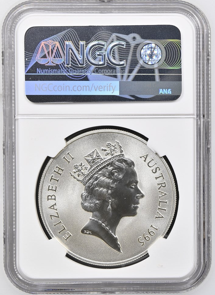 1995 AUSTRALIA S$1 KANGAROO MS 70