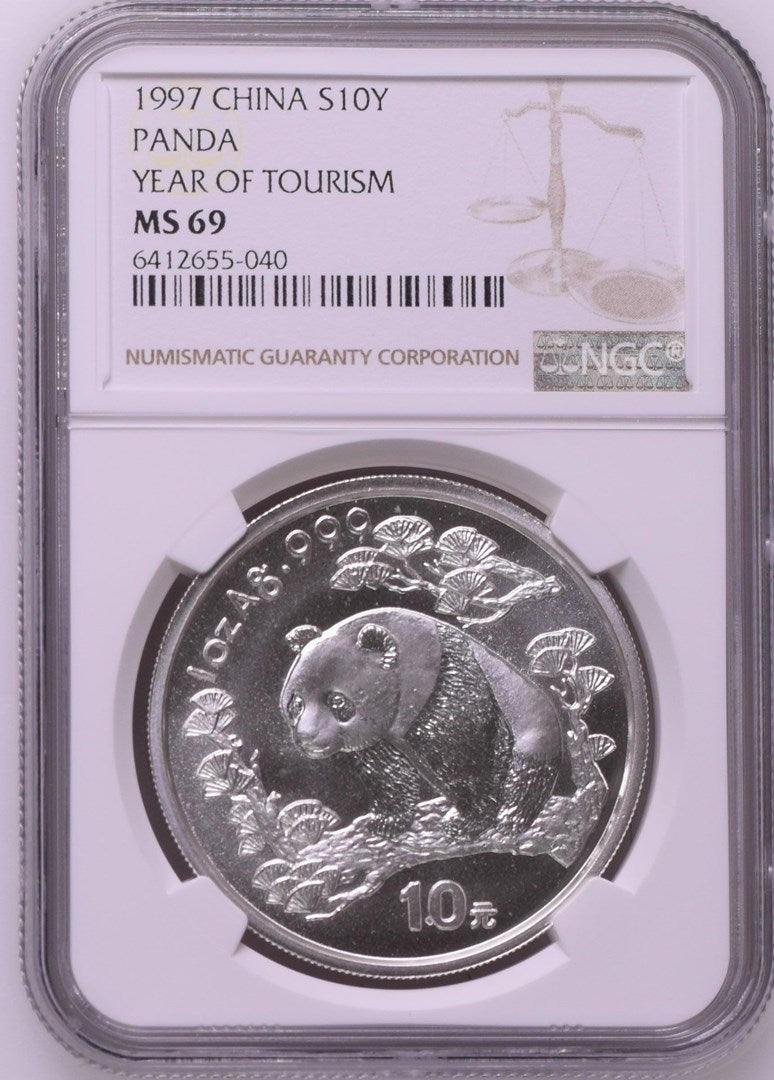 1997 CHINA S10Y PANDA YEAR OF TOURISM