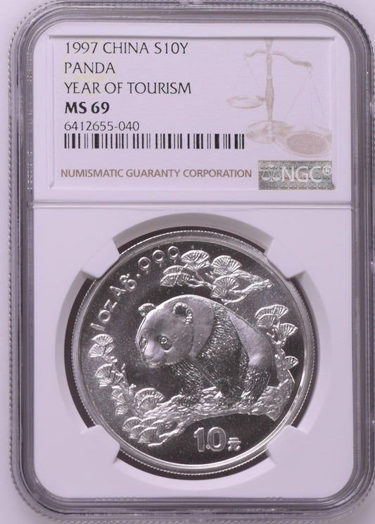 1997 CHINA S10Y PANDA YEAR OF TOURISM