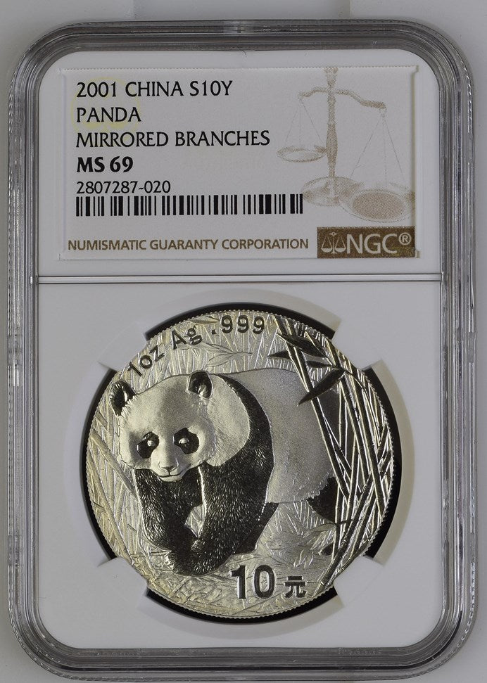 2001 CHINA S10Y PANDA MIRRORED BRANCHES
