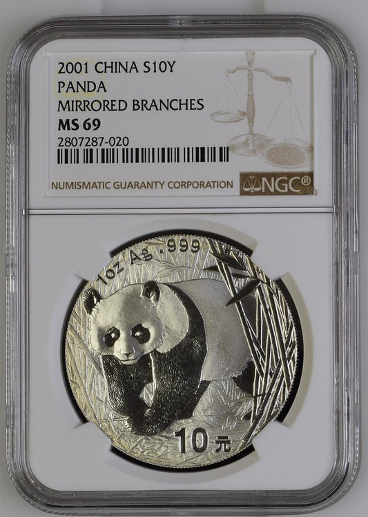 2001 CHINA S10Y PANDA MIRRORED BRANCHES