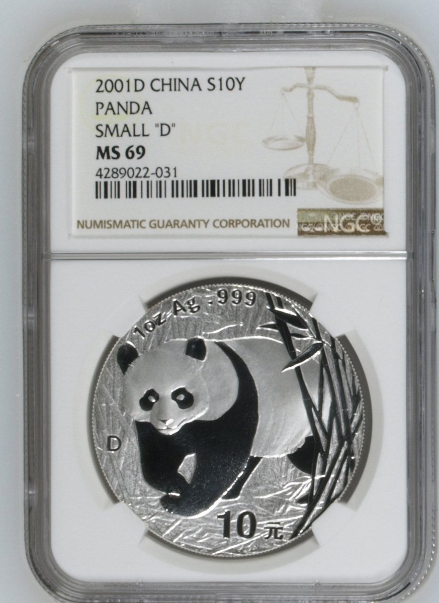 2001D CHINA S10Y PANDA - SAMLL "D"