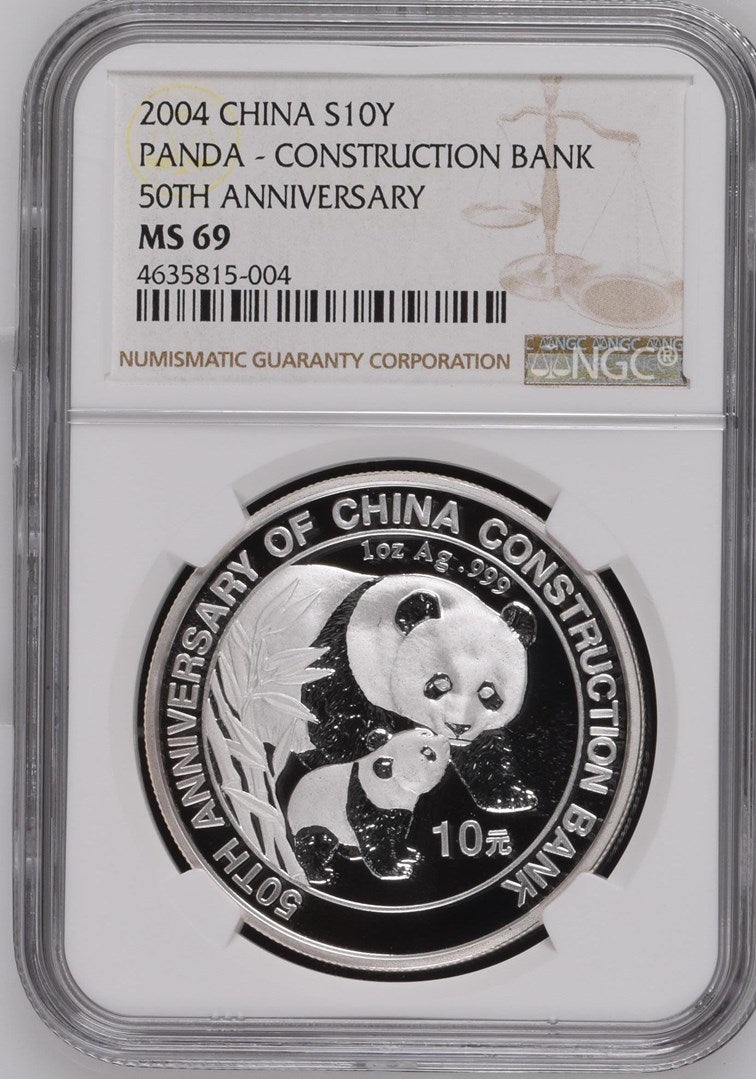2004 CHINA S10Y PANDA - CONSTRUCTION BANK 50TH ANNIVERSARY