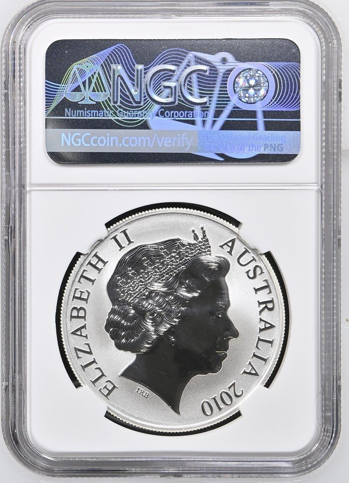 2010 AUSTRALIA S$1 KANGAROO MS 70