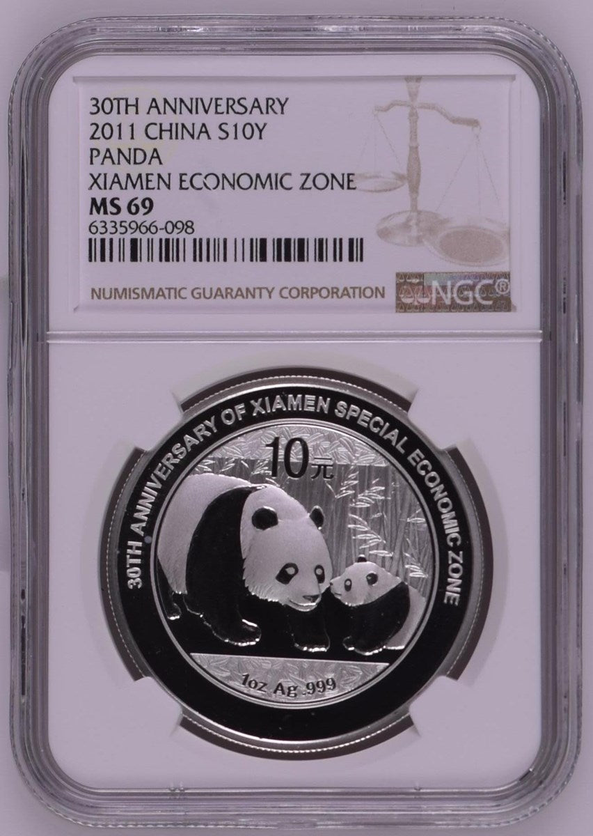 2011 CHINA S10Y PANDA XIAMEN ECONOMIC ZONE