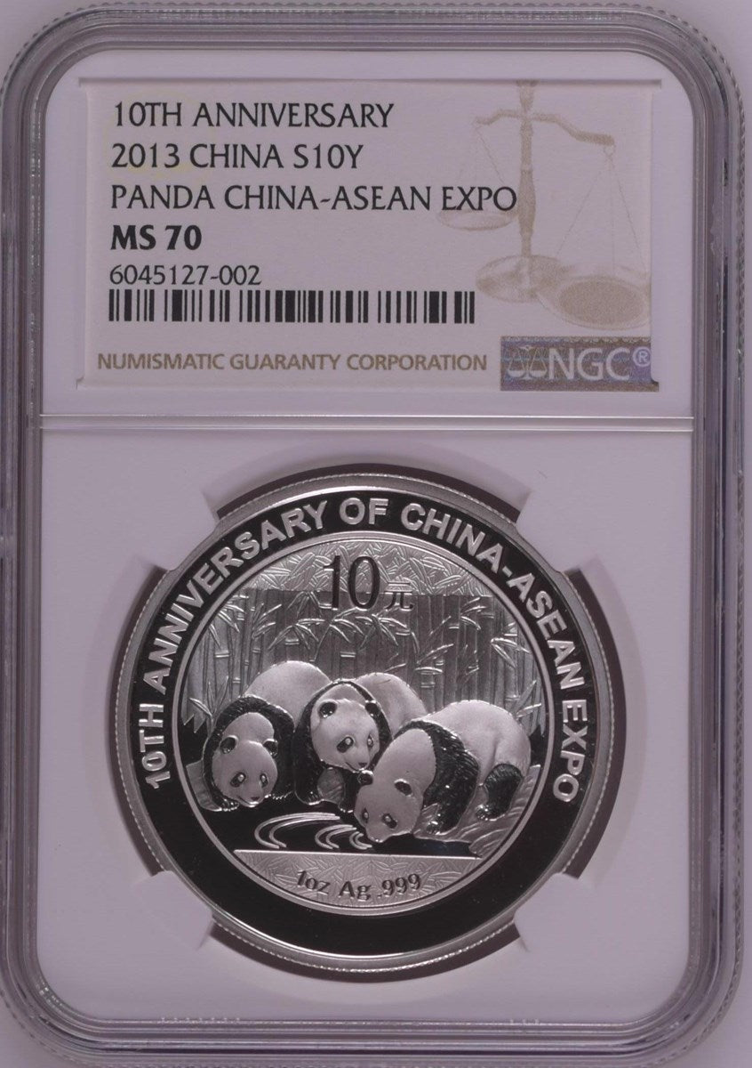 2013 CHINA S10Y PANDA CHINA - ASEAN EXPO