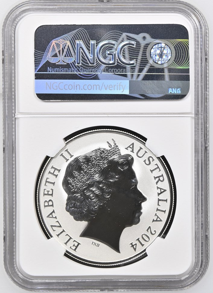 2014 AUSTRALIA S$1 KANGAROO MS 70