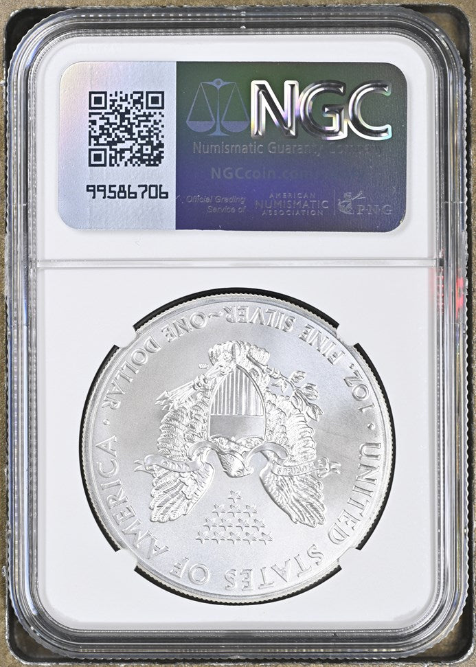 2014 (W) EAGLE S$1 STRUCK AT WEST POINT MINT MS 70