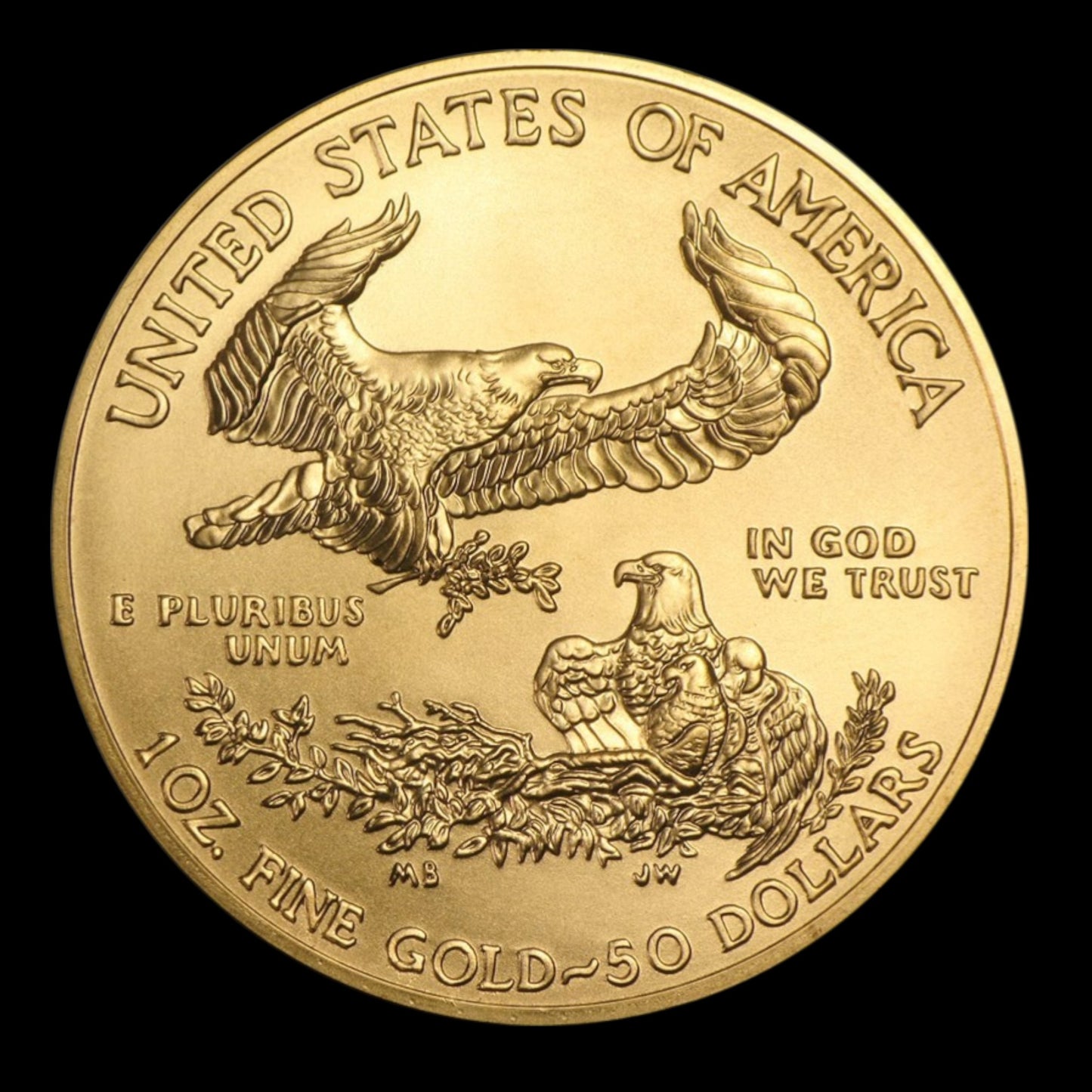2016 1 OZ AMERICAN GOLD EAGLE BU