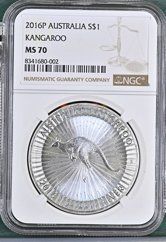 2016P AUSTRALIA S$1 KANGAROO MS 70