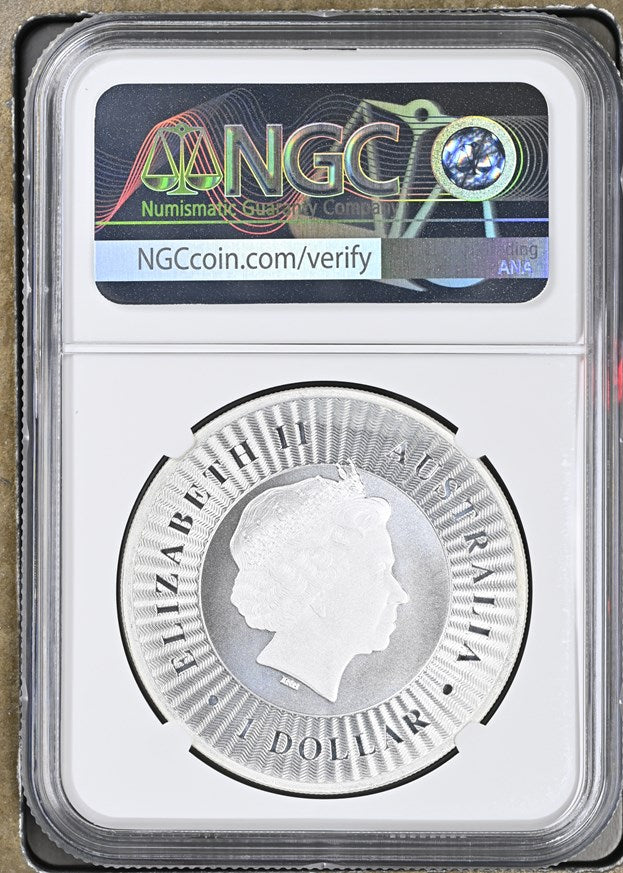 2017 AUSTRALIA S$1 KANGAROO MS 70