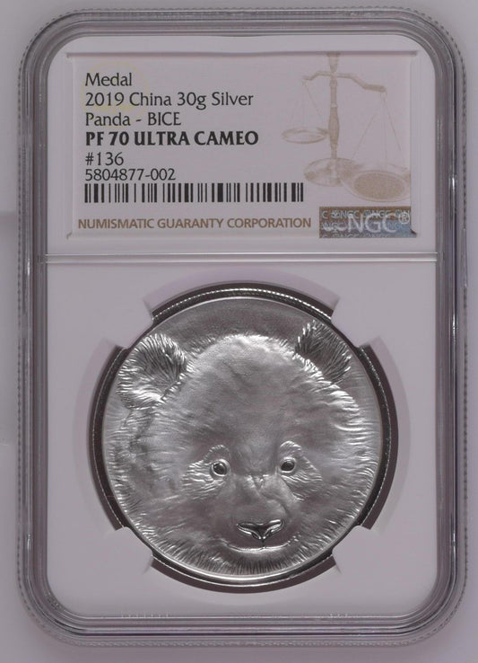 2019 30G CHINA SILVER PANDA - BICE