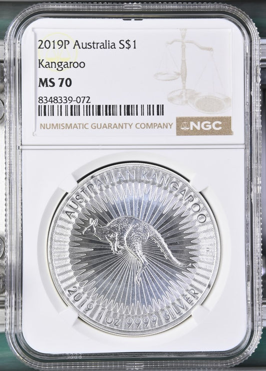 2019P AUSTRALIA S$1 KANGAROO MS 70