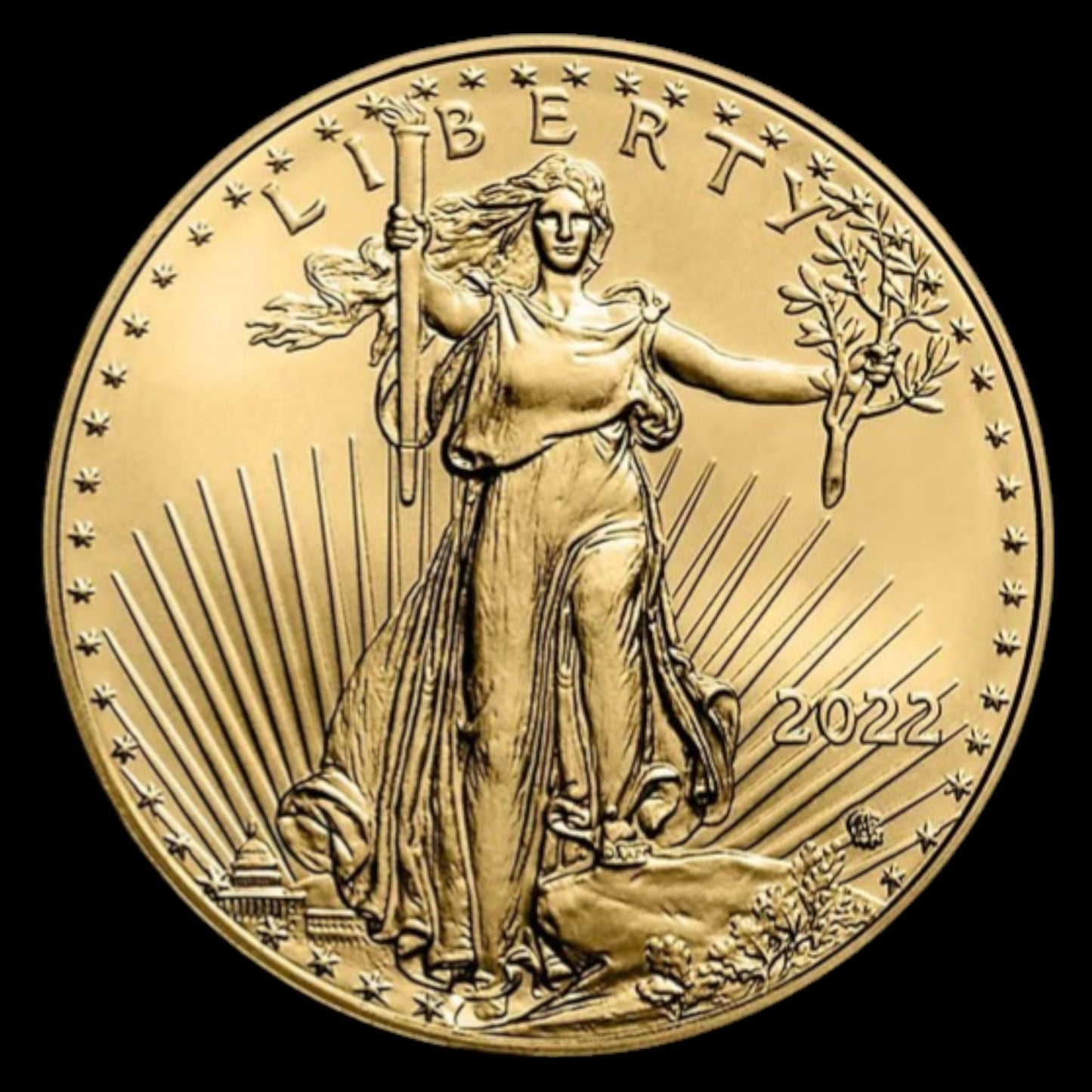 2022 1 OZ AMERICAN GOLD EAGLE BU