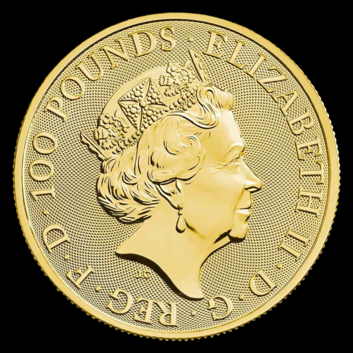 2022 GREAT BRITAIN 1 OZ GOLD THE ROYAL TUDOR BEASTS THE LION OF ENGLAND