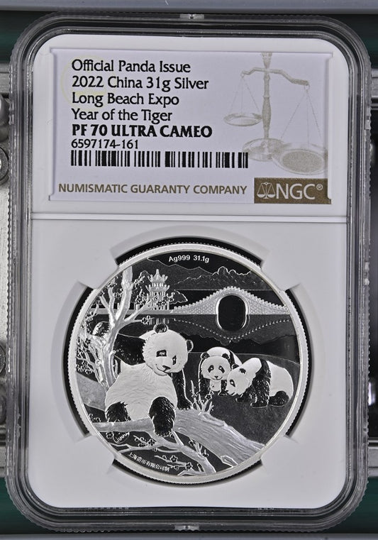 2022 31G CHINA SILVER LONG BEACH EXPO YEAR OF THE TIGER