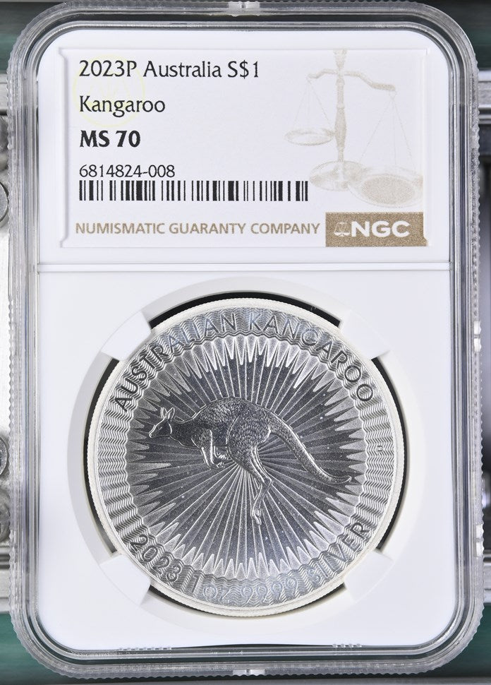 2023 AUSTRALIA S$1 KANGAROO MS 70