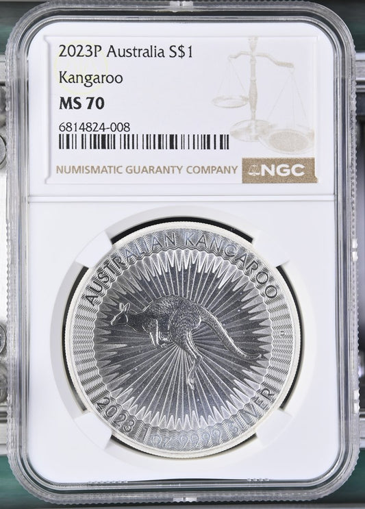 2023 AUSTRALIA S$1 KANGAROO MS 70