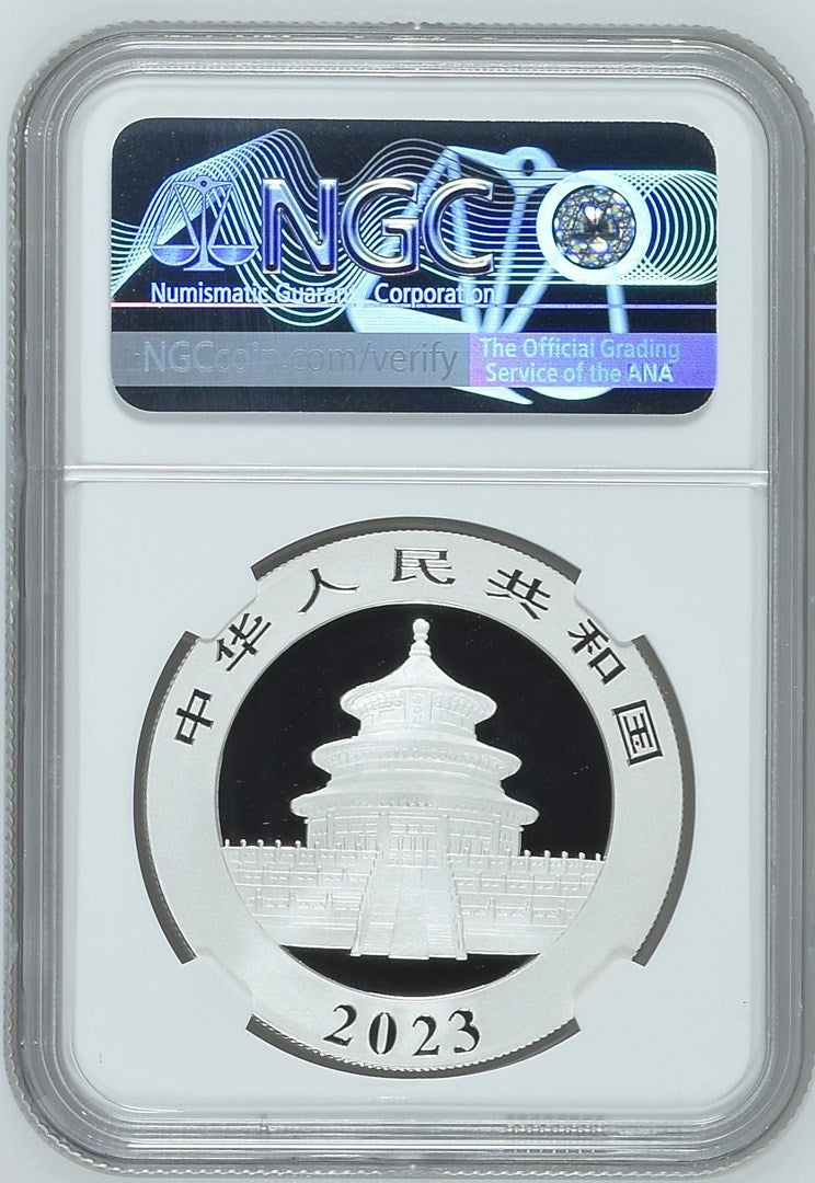2023 CHINA S10Y SILVER PANDA 40TH ANNIV.