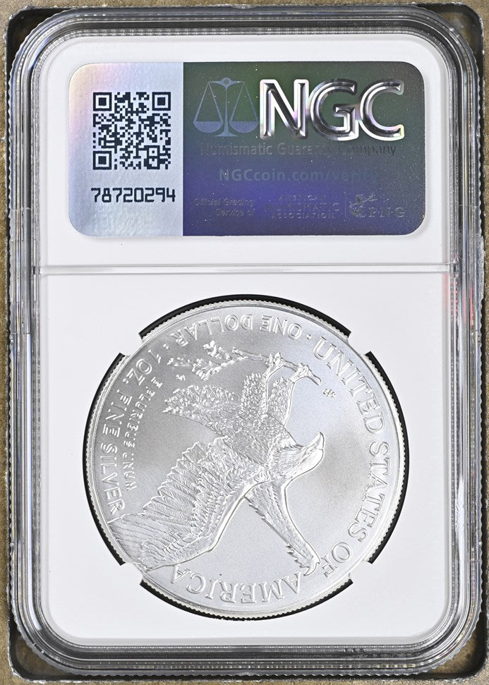 2025 (P) EAGLE S$1 FIRST EAGLE PRIVY RELEASE ONE OF FIRST 50,000 ISSUED MS 70