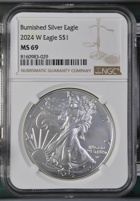 2024 W Eagle S$1 MS 69