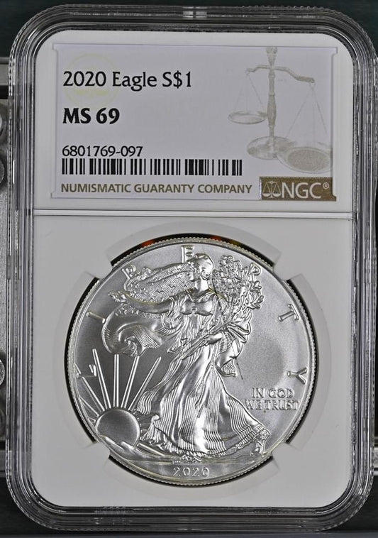 2020 Eagle S$1 MS 69