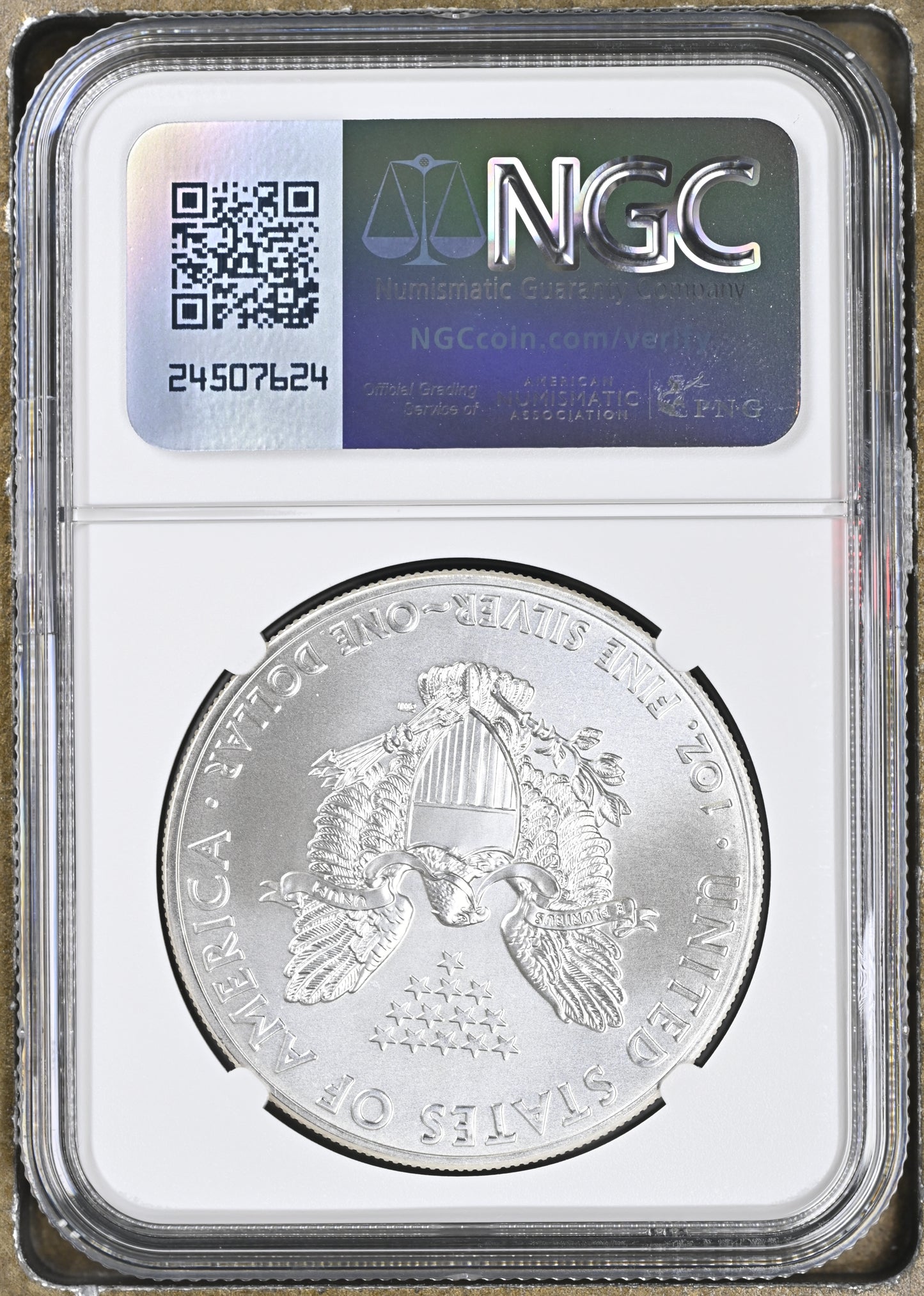 2014 EAGLE S$1 TYPE 1 STRUCK AT WEST POINT MINT (W) MS 69