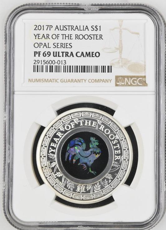 2017 AUSTRALIA S$1 YEAR OF THE ROOSTER